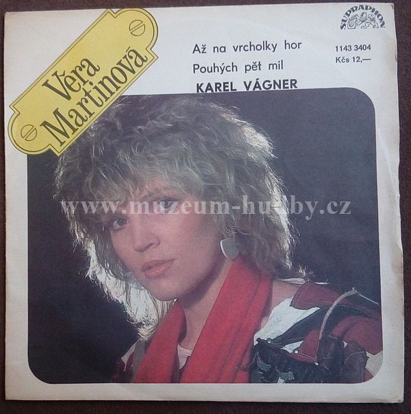 Věra Martinová A Karel Vágner
