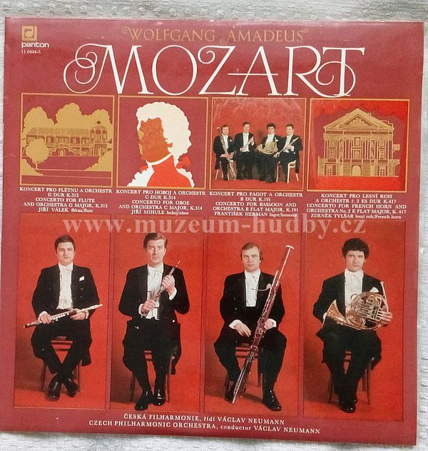 Wolfgang Amadeus Mozart, Václav Neumann, The Czech Philharmonic Orchestra ‎–