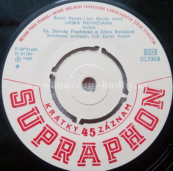 Standa Procházka, Jiřina Salačová, Václav Pokorný