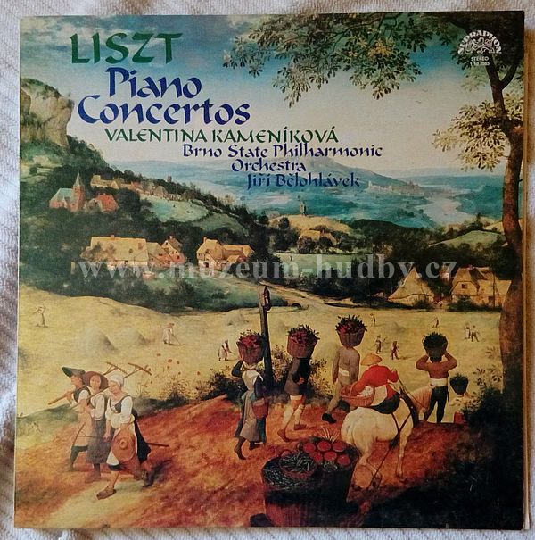 Valentina Kameníková, Brno State Philharmonic Orchestra, Jiří Bělohlávek, Liszt