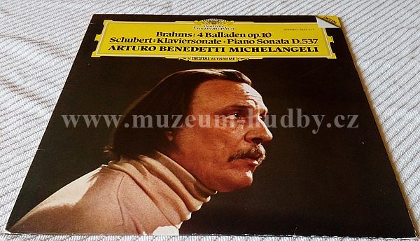 Brahms / Schubert, Arturo Benedetti Michelangeli