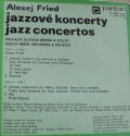 Alexej Fried, Gustav Brom Orchestra, Felix Slováček-Jazzové Koncerty (Jazz Concertos)