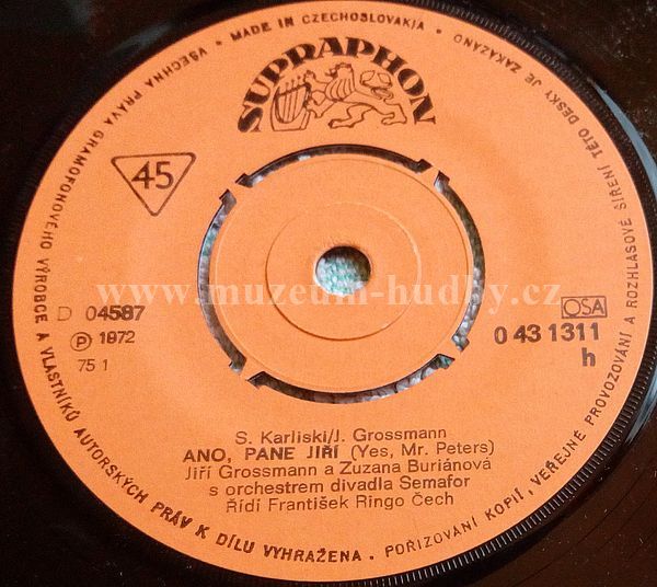 J. Grossmann a Z. Buriánová