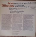 Jean Sibelius - Christian Ferras / Berlínská Filharmonie / Herbert von Karajan-Koncert D Moll Pro Housle A Orchestr / Finlandia