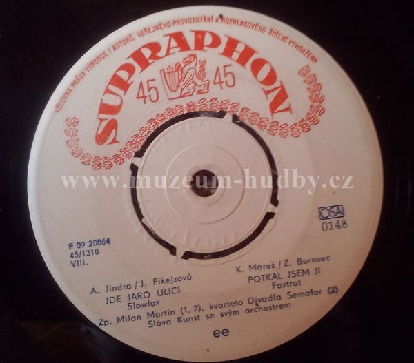 Milan Martin / Kvarteto Divadla Semafor // Yvetta Simonová / Rudolf Cortés