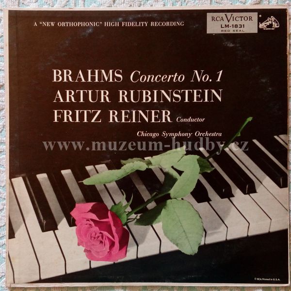 Brahms, Artur Rubinstein, Fritz Reiner, Chicago Symphony Orchestra