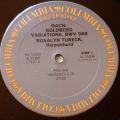 Bach / Rosalyn Tureck-Goldberg Variations / Aria And Ten Variations In The Italian Style