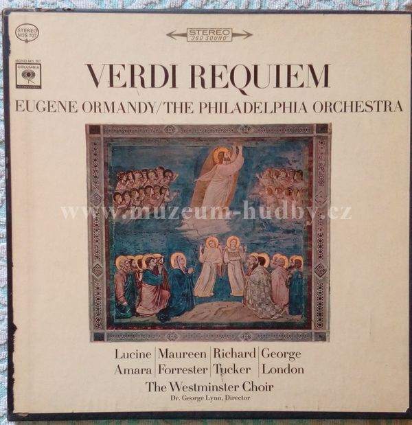 More Images  Verdi - Eugene Ormandy, The Philadelphia Orchestra, Lucine Amara, Maureen Forrester, Richard Tucker (2), George London (2), The Westminster Choir