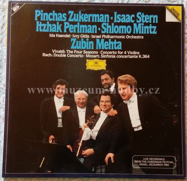 Stern, Zukerman, Mintz, Perlman, Israel Philharmonic Orchestra, Zubin Mehta