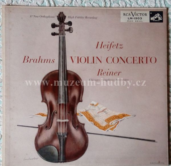 Brahms - Heifetz, Reiner, Chicago Symphony Orchestra