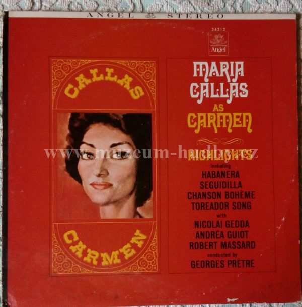 Bizet - Maria Callas With Nicolai Gedda, Andréa Guiot, Robert Massard Conducted By Georges Prêtre