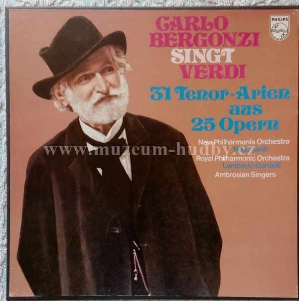 Carlo Bergonzi, Giuseppe Verdi