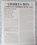 Charles Ives, Frank Glazer-Complete Chamber Music Vol. I