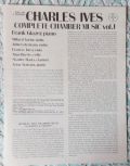 Charles Ives, Frank Glazer-Complete Chamber Music Vol. I