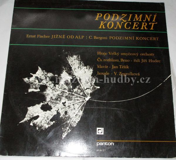 Ernst Fischer | C. Bargoni, Richard Addinsell | Zdeněk Fibich, Václav Trojan Hraje Velký Smyčcový Orchestr Čs. Rozhlasu, Brno - Řídí Jiří Hudec Klavír - Jan Těšík Housle - V. Zegzulková