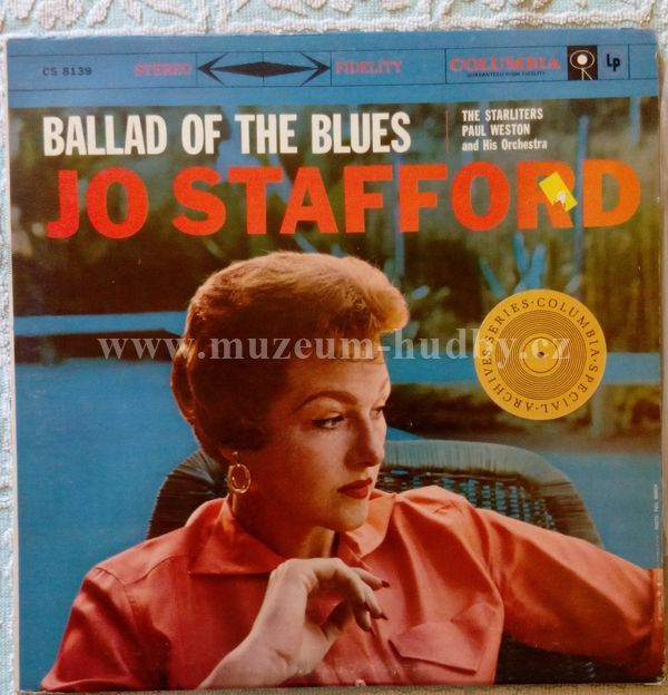Jo Stafford With Paul Weston And His Orchestra And The Starlighters