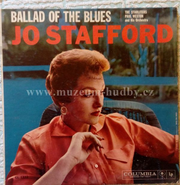 Jo Stafford With Paul Weston And His Orchestra And The Starlighters