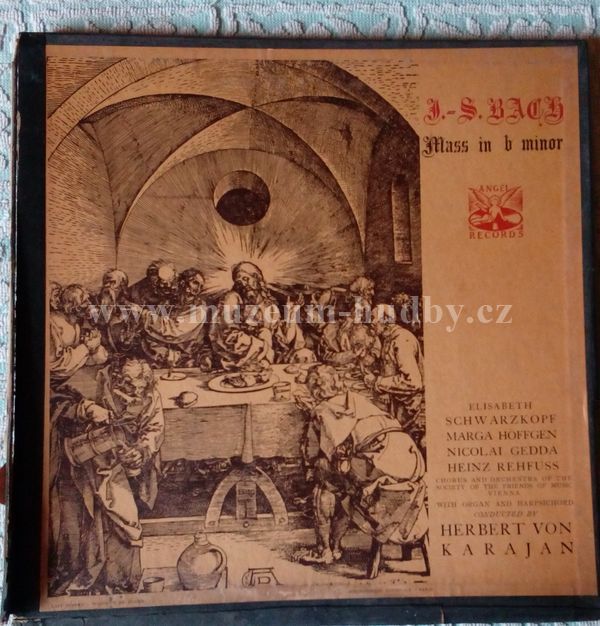 J. S. Bach / Elisabeth Schwarzkopf, Marga Höffgen, Nicolai Gedda, Heinz Rehfuss, Chorus And Orchestra Of The Society Of The Friends Of Music, Vienna, Herbert von Karajan