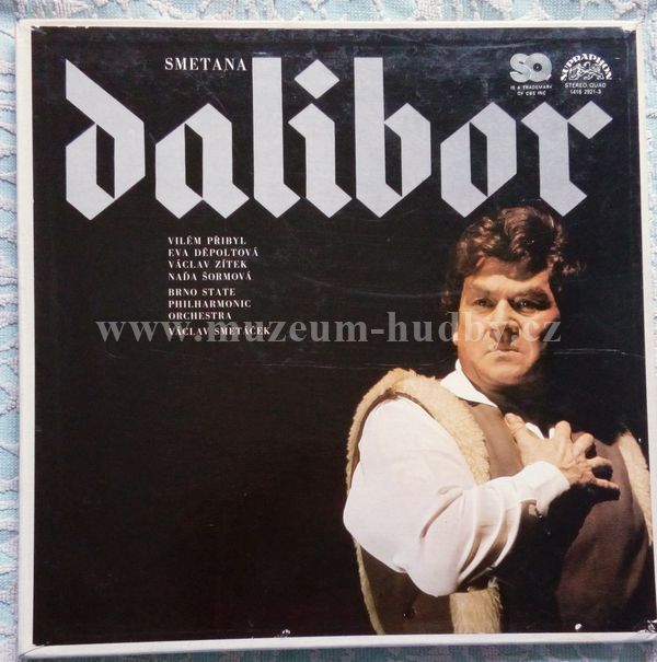 Smetana – Vilém Přibyl, Eva Děpoltová, Václav Zítek, Naďa Šormová, Brno State Philharmonic Orchestra, Václav Smetáček
