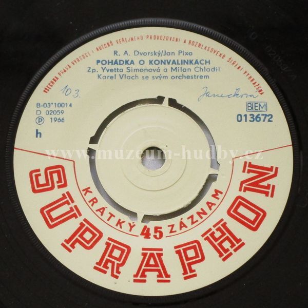 Yvetta Simonová A Milan Chladil / Josef Zíma A Sbor Lubomíra Pánka