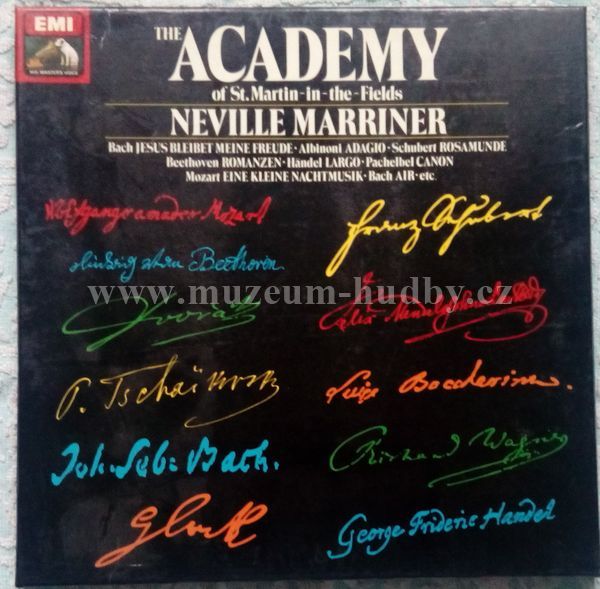 The Academy Of St. Martin-in-the-Fields, Sir Neville Marriner, Johann Sebastian Bach, Tomaso Albinoni, Franz Schubert, Georg Friedrich Händel, Johann Pachelbel, Wolfgang Amadeus Mozart ‎