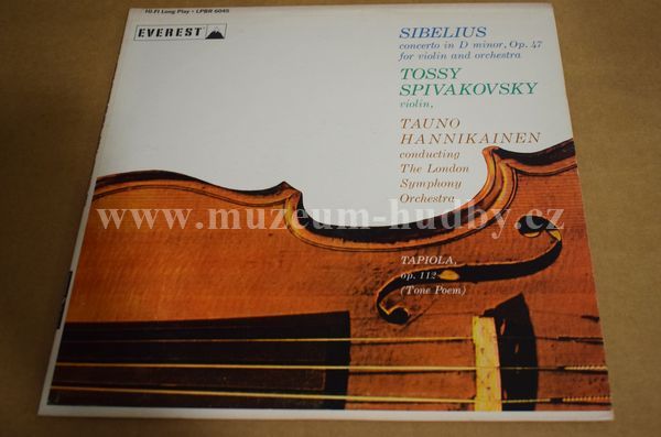 Sibelius - Tossy Spivakovsky, Tauno Hannikainen, The London Symphony Orchestra