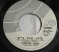 Carole King-It's Too Late / I Feel The Earth Move