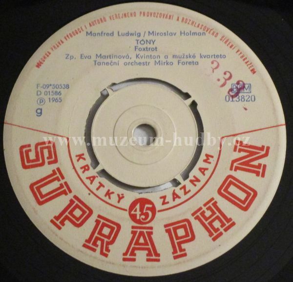 Eva Martinová / Eduard Parma Se Svým Orchestrem