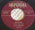 Fats Domino-When My Dreamboat Comes Home / So Long