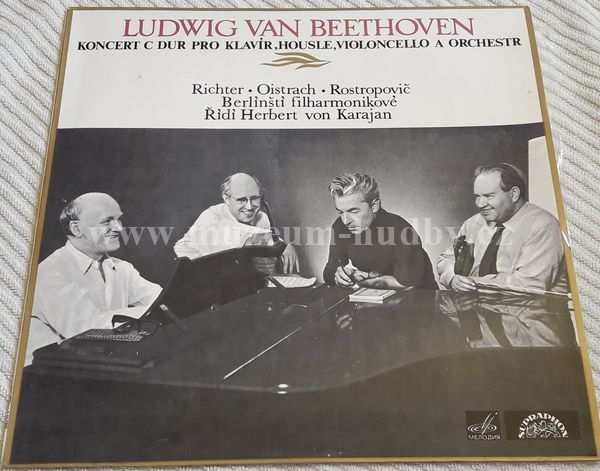 Ludwig van Beethoven / Richter ● Oistrach ● Rostropovich, Berlínští Filharmonikové , řídí Herbert von Karajan