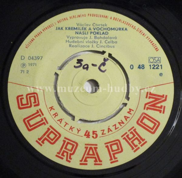 Václav Čtvrtek, Jiřina Bohdalová