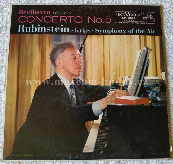 Beethoven, Rubinstein, Symphony Of The Air, Krips