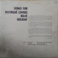 Billie Holiday ‎-Songs For Distingué Lovers