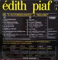 Edith Piaf ‎-Edith Piaf Vol. 1 - De L'accordéoniste À Milord