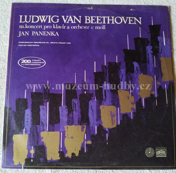 Beethoven, Jan Panenka, Prague Symphony Orchestra, Václav Smetáček