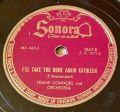 Frank Connors And Orchestra-My Wild Irish Rose/ I'll Take You Home Again Kathleen