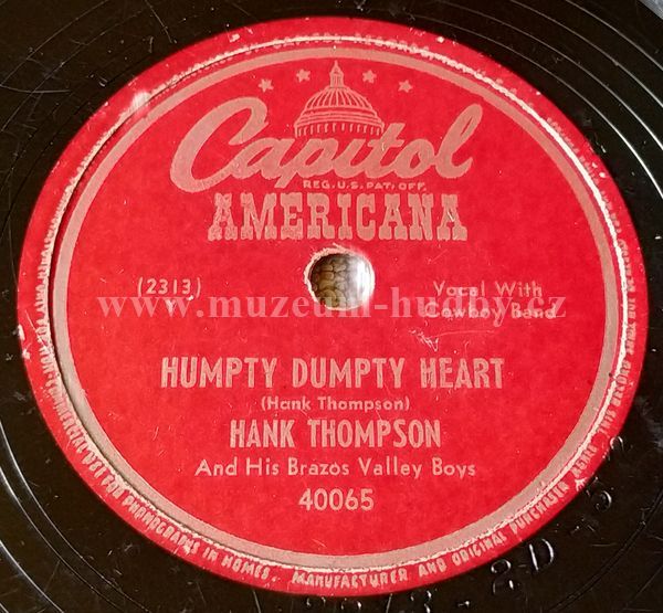 Hank Thompson And His Brazos Valley Boys