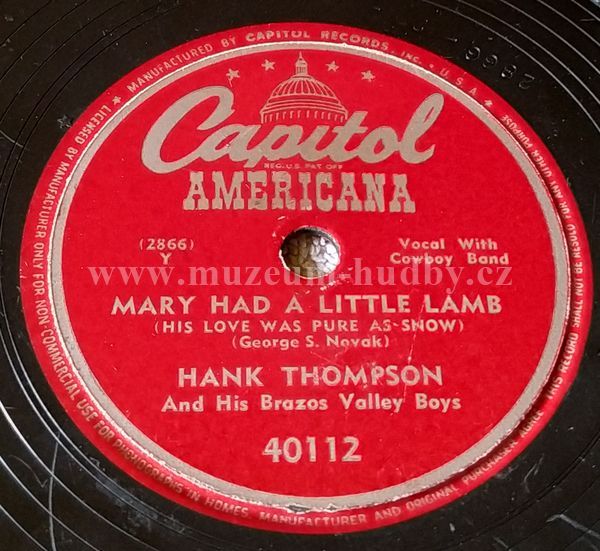 Hank Thompson and His Brazos Valley Boys
