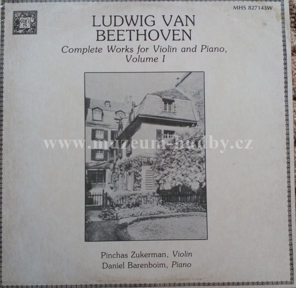 Ludwig Van Beethoven, Pinchas Zukerman, Daniel Barenboim ‎