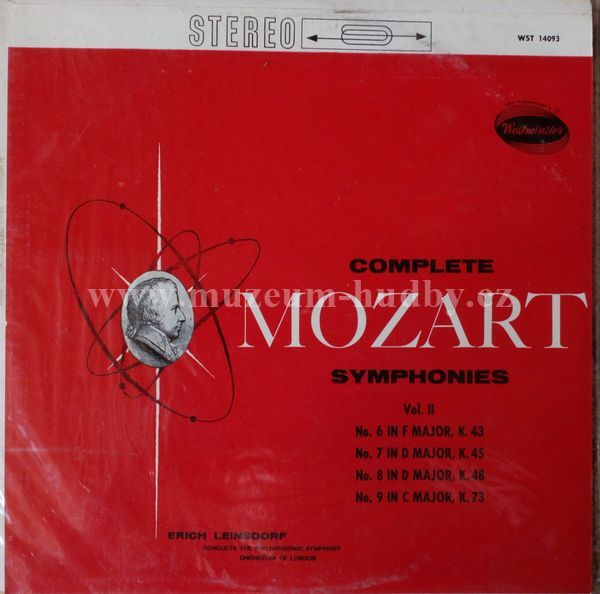 Mozart/ Erich Leinsdorf Conducts The Philharmonic Symphony Orchestra Of London