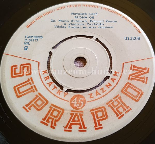 Marta Kučerová, Bohumil Zeman A Vladislav Procházka, Václav Kučera Se Svou Skupinou