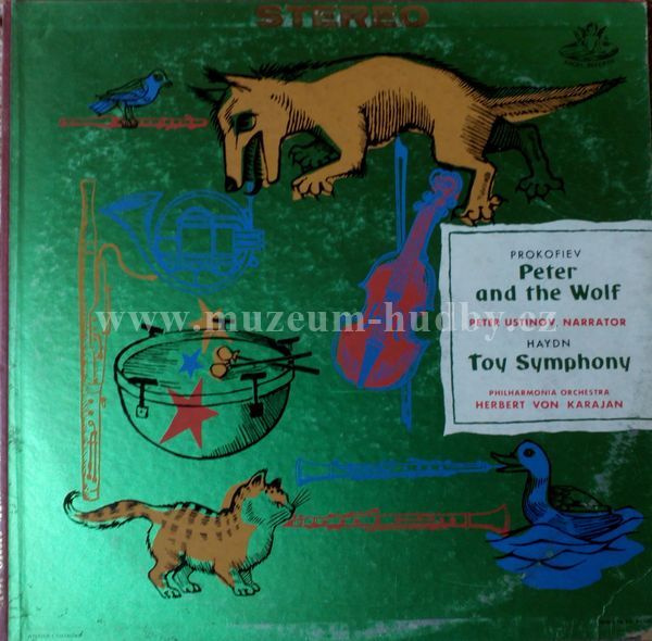 Peter Ustinov Narrator Herbert von Karajan Conductor Philharmonia Orchestra ‎