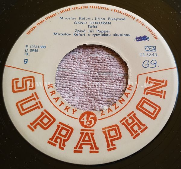 Taneční Orchestr Čs. Rozhlasu / Jiří Popper, Miroslav Kefurt S Rytmickou Skupinou