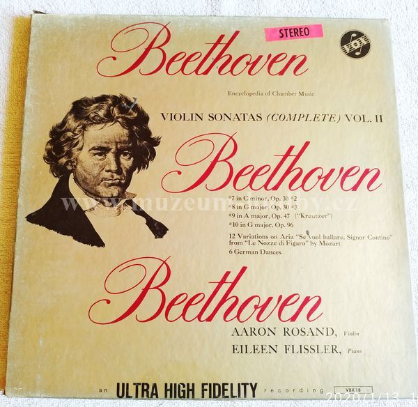 Beethoven, Aaron Rosand / Eileen Flissler