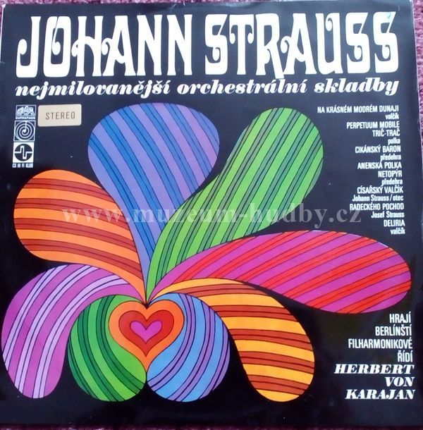 Johann Strauss* hrají Berlínští Filharmonikové řídí Herbert von Karajan ‎