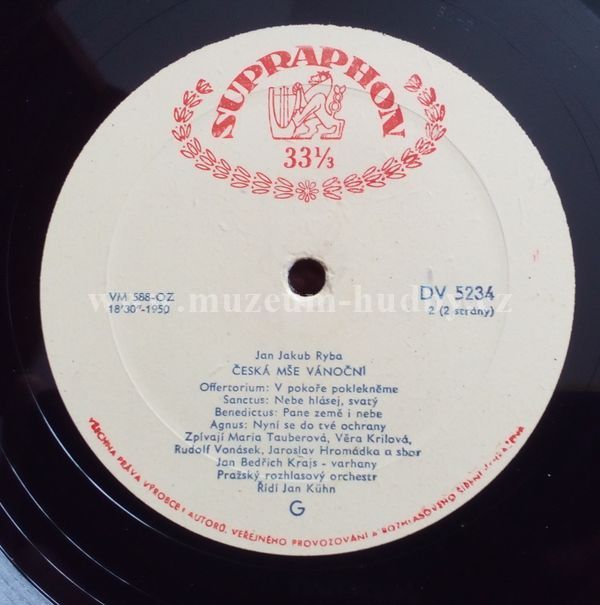 Jan Jakub Ryba / Pražský Rozhlasový Orchestr, Jan Kühn