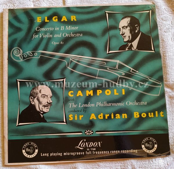 Elgar / Campoli With The London Philharmonic Orchestra Conducted By Sir Adrian Boult