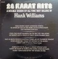 Hank Williams ‎-24 Karat Hits A Double Dozen Of All Time Best Sellers By Hank Williams