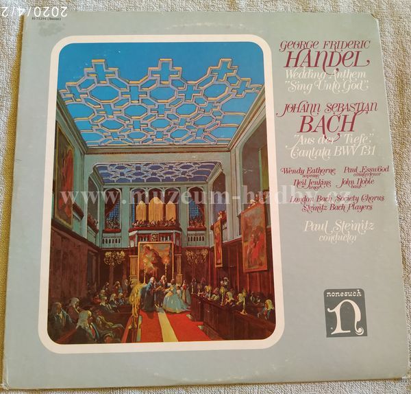 Georg Friedrich Handel*, Johann Sebastian Bach, The London Bach Society Chorus, Steinitz Bach Players, Paul Steinitz