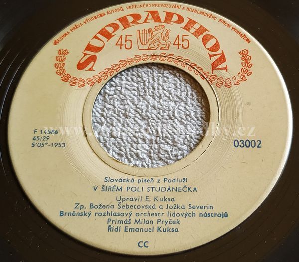 Božena Šebetovská A Jožka Severin